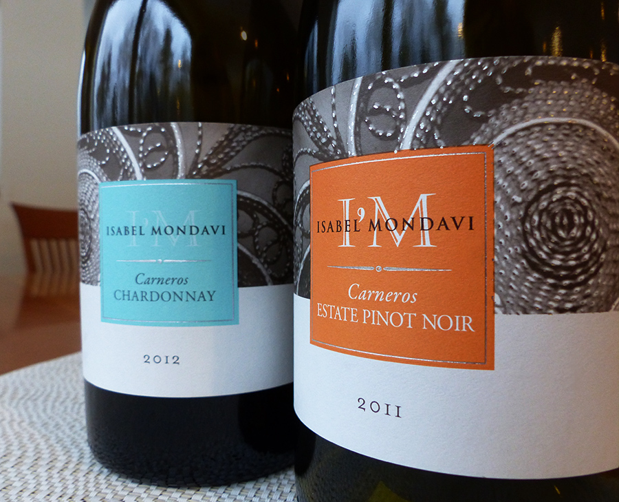Isabel Mondavi Chardonnay and Pinot Noir